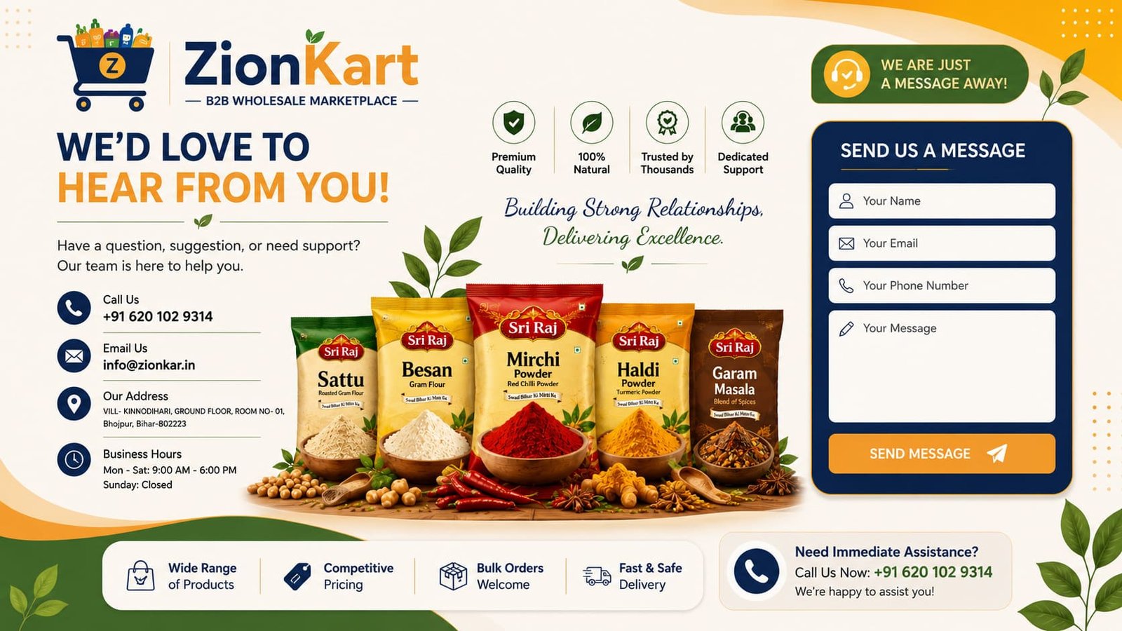 Bulk Grocery Orders