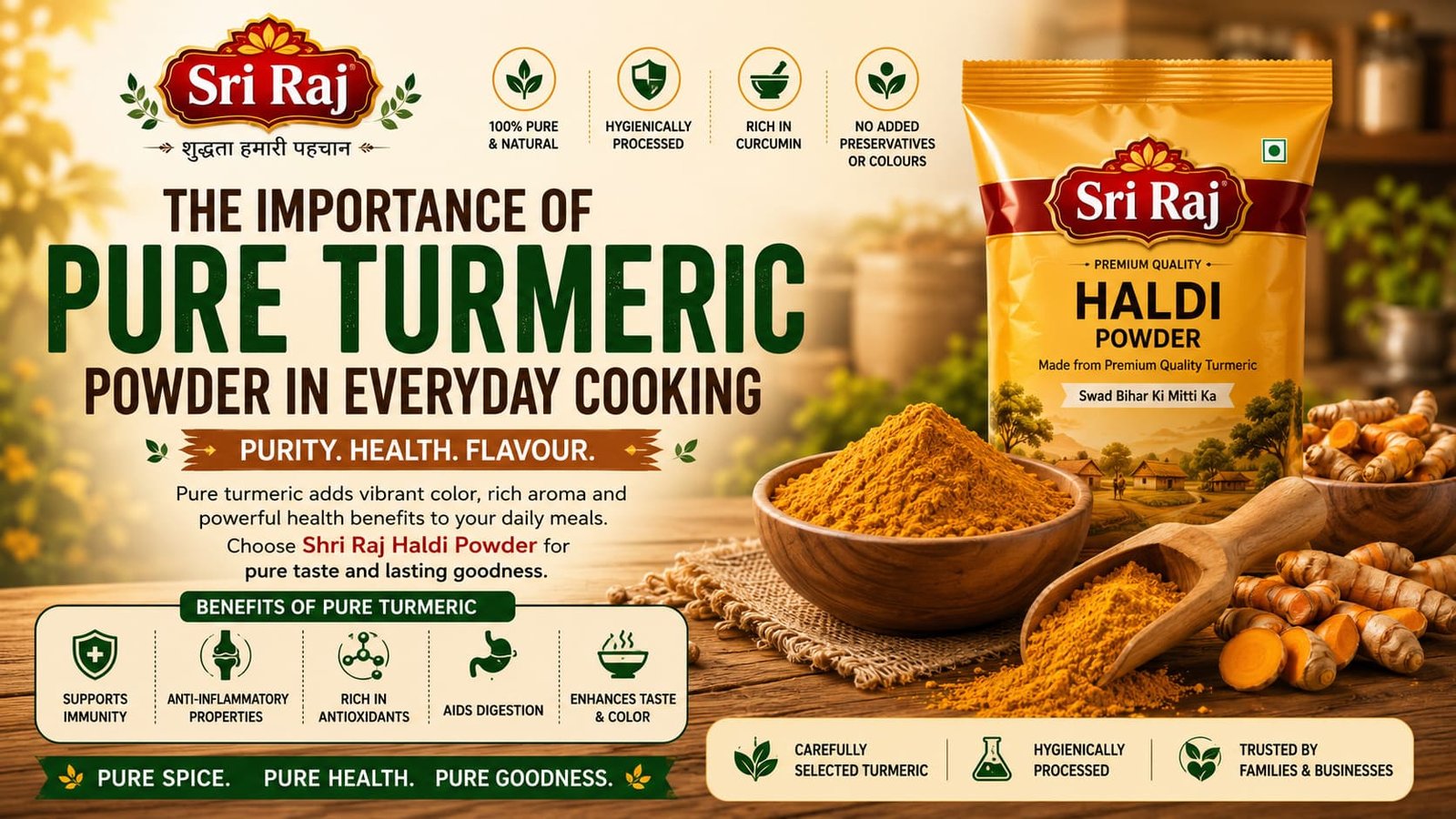 The Importance of Pure Turmeric Powder in Everyday Cooking