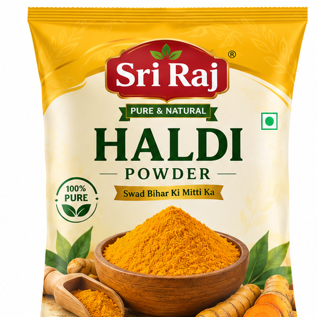 Sri raj pure haldi powder 250g
