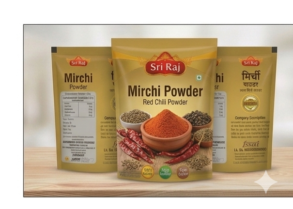 Sri raj premium mirchi powder 250g