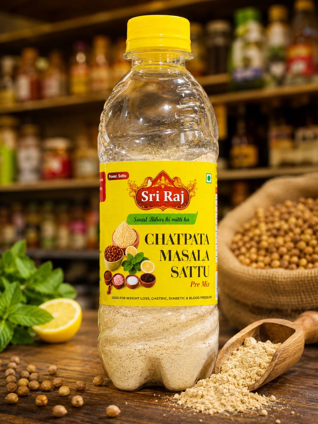 Pre mix chatpata  sattu bottle 300ml